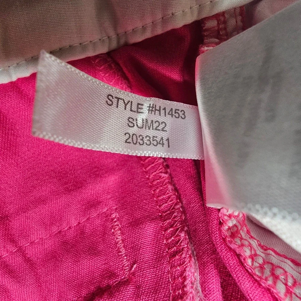J. Crew Re-Imagined Hot Pink Chino Shorts Women's Size 2 Cotton‎ H1453